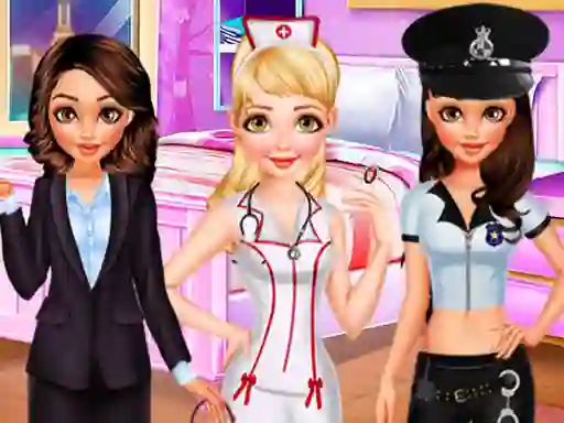 Гульня BFF Princess Career Photoshoot онлайн