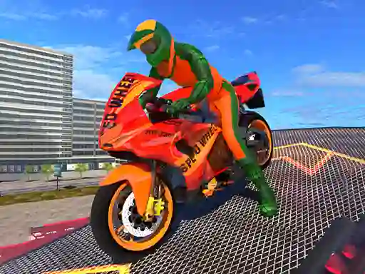 Гульня Bike Stunt Driving Simulator 3d онлайн