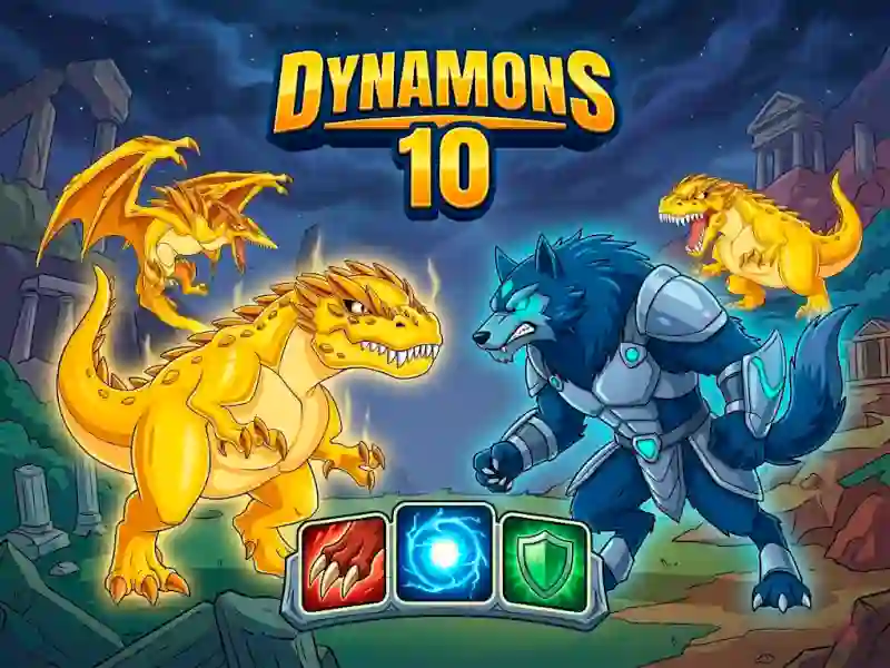 Гульня Dynamons 10 онлайн