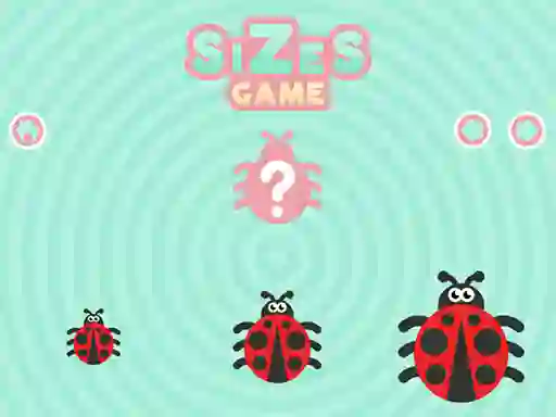 Гульня Sizes Game онлайн