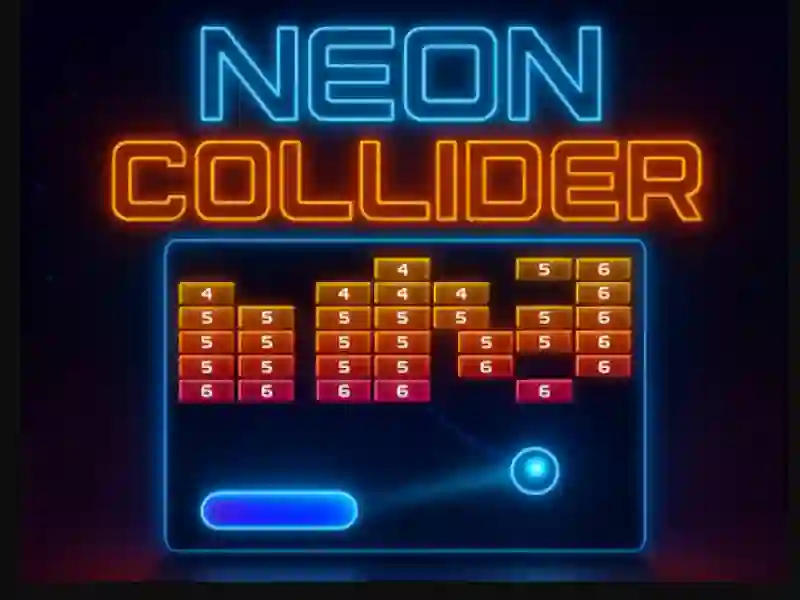 Гульня Neon Collider онлайн