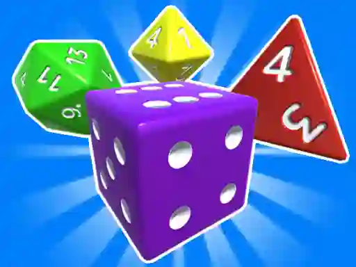 Гульня Idle Dice 3D: Incremental Game онлайн