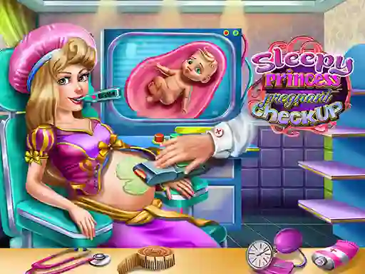 Гульня Sleepy Princess Pregnant Check Up онлайн