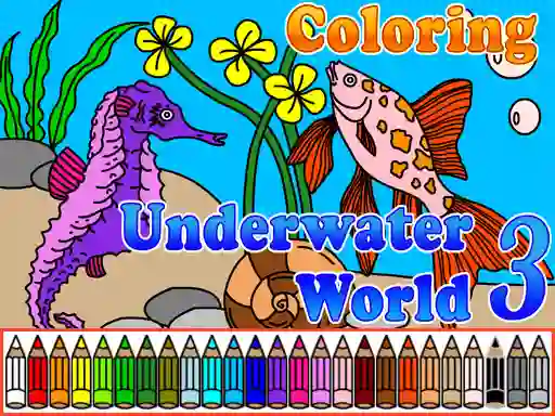 Гульня Сoloring Underwater World 3 онлайн