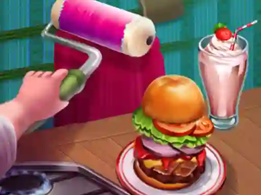 Гульня Cook and Decorate онлайн