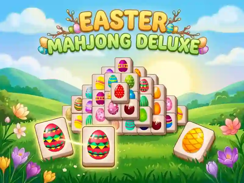 Гульня Easter mahjong deluxe онлайн