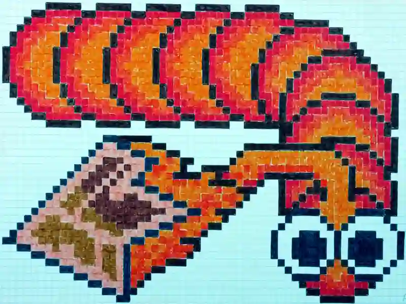 Гульня Pixel Snake онлайн