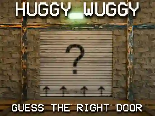 Гульня Huggy Wuggy Guess the right door онлайн