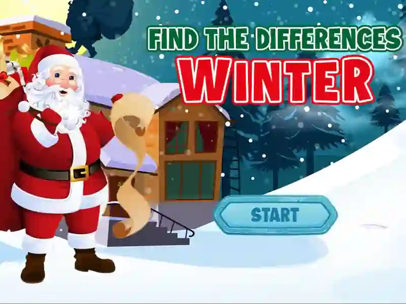 Гульня Find The Differences Winter онлайн