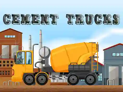 Гульня Cement Trucks Hidden Objects онлайн