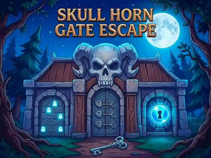 Гульня Skull Horn Gate Escape онлайн