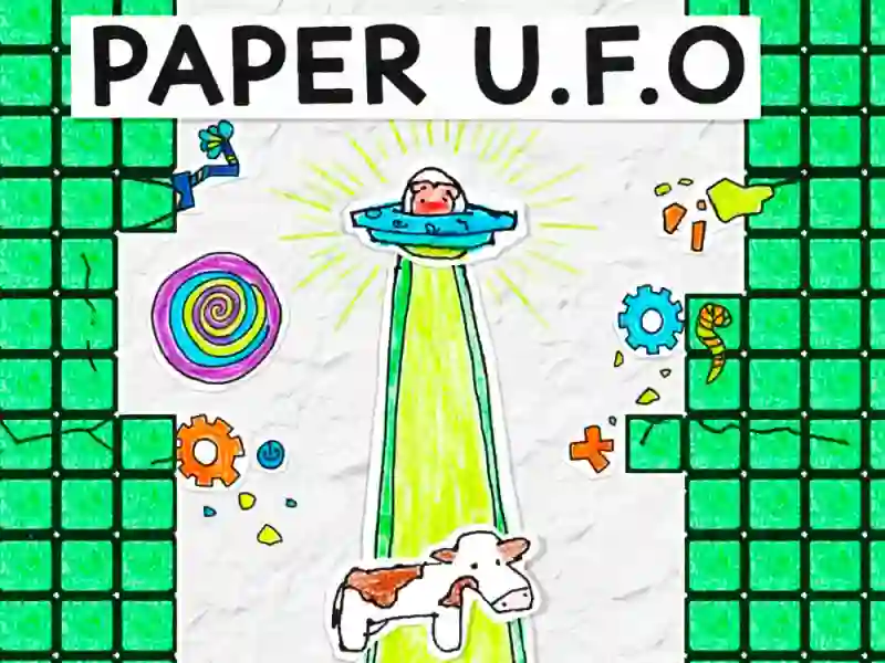 Гульня Paper U.F.O. онлайн