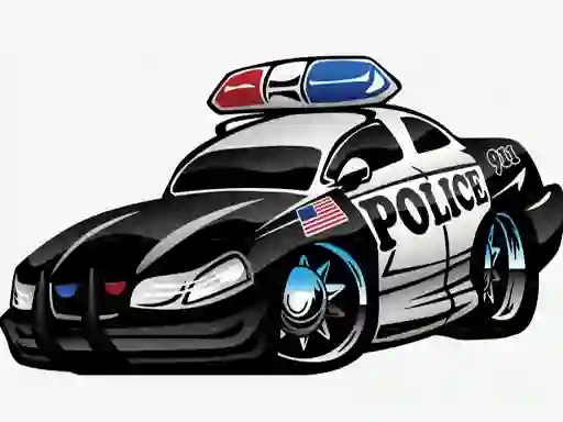 Гульня Police Cars Memory онлайн