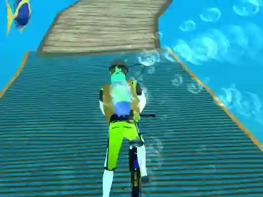 Гульня Under Water Cycling онлайн
