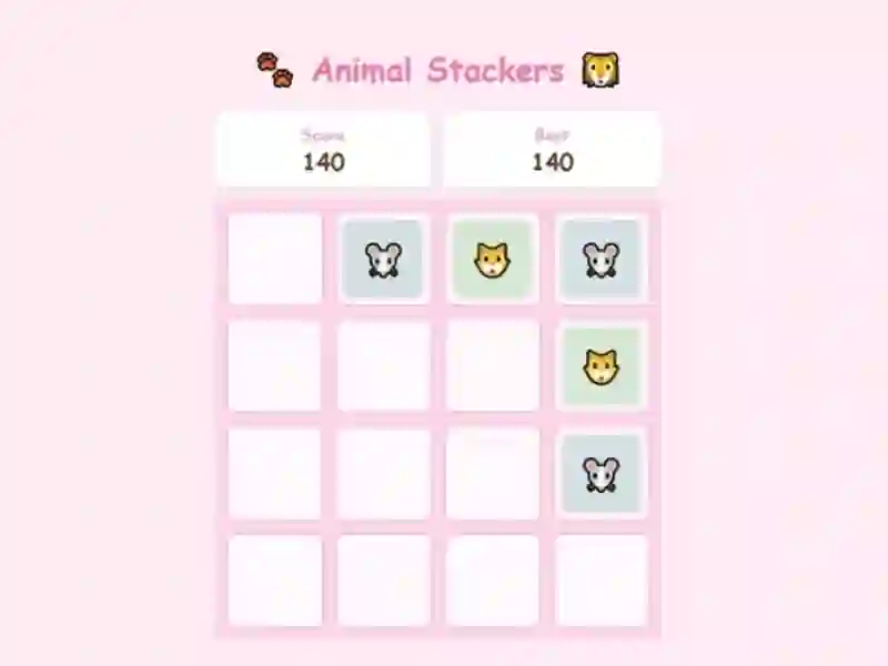 Гульня Animal Stackers онлайн