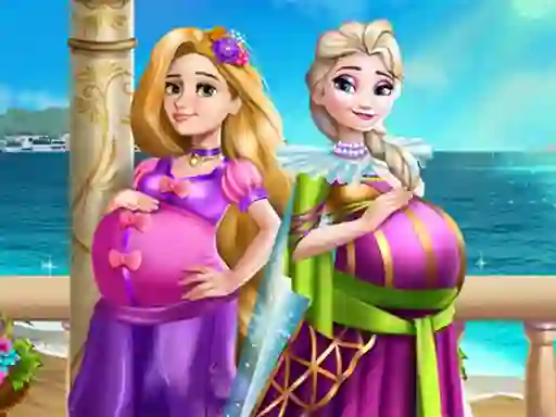 Гульня Palace Princesses Pregnant BFFS онлайн