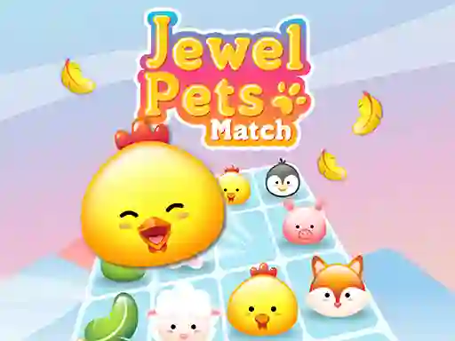 Гульня Jewel Pets Match онлайн