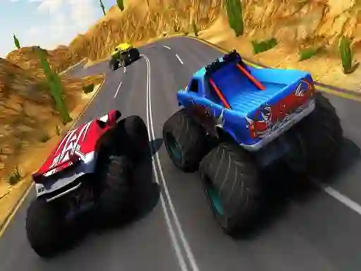 Гульня Xtreme Monster Truck & Offroad Fun онлайн