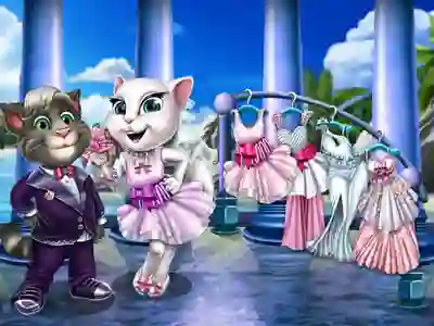 Гульня Angie Summer Wedding! онлайн