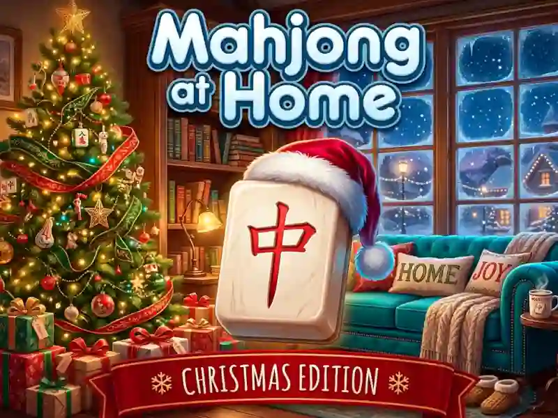 Гульня Mahjong At Home Xmas Edition онлайн