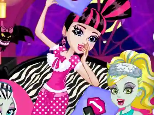 Гульня Monster Slumber Party Funny Faces онлайн