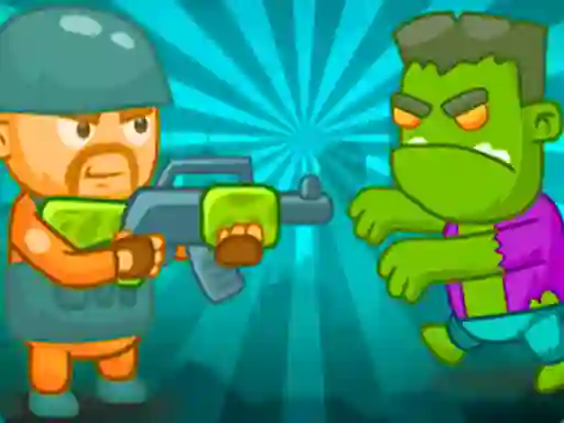 Гульня Zombie Defense онлайн