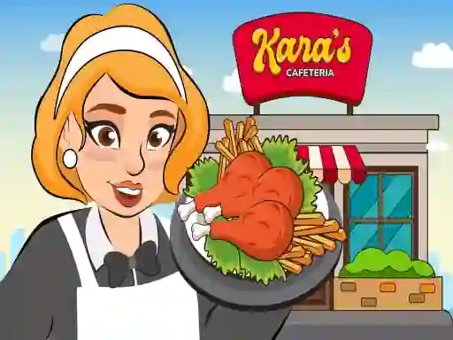 Гульня Kara's Cafeteria онлайн