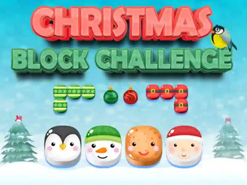 Гульня Christmas Block Challenge онлайн