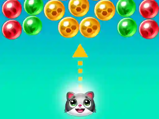 Гульня Save the cats Bubble shooter онлайн