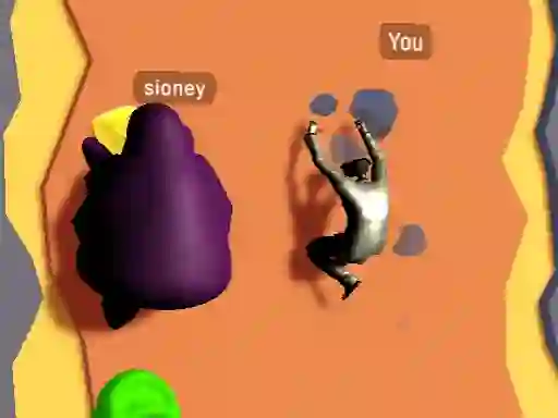Гульня Skibidi vs Grimace Climber Race онлайн