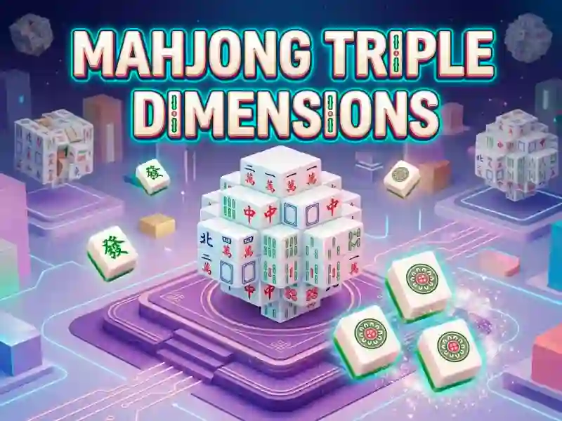 Гульня Mahjong Triple Dimensions онлайн