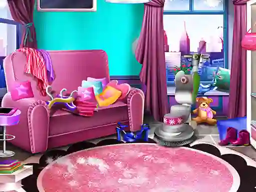 Гульня Girly House Cleaning онлайн