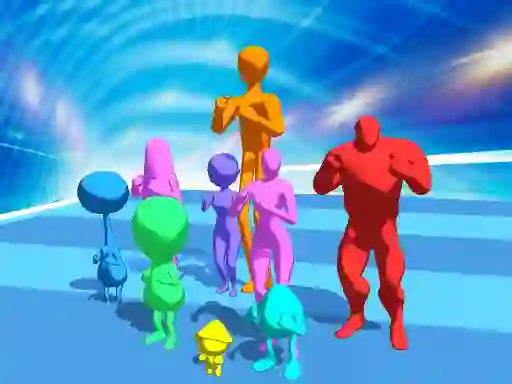 Гульня Stickman Crowd Fight онлайн