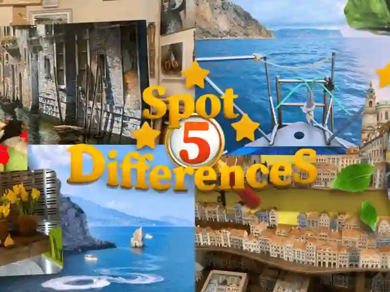Гульня Spot 5 Differences Camping онлайн
