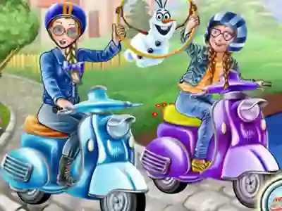 Гульня Princess Scooter Ride онлайн