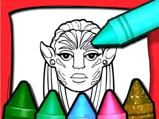 Гульня Avatar Coloring Book онлайн