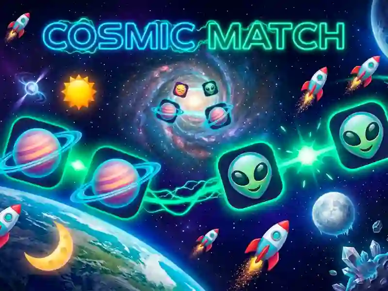 Гульня Cosmic Match онлайн