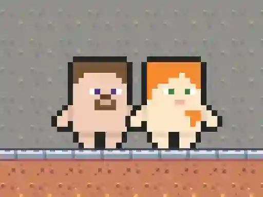 Гульня Pixi Steve Alex Herobrine онлайн