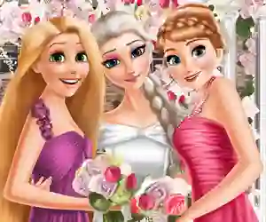 Гульня Eliza and princesses wedding онлайн