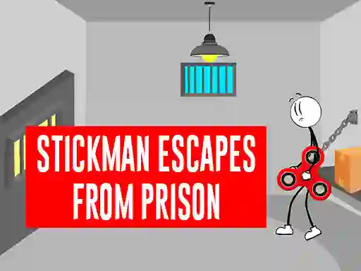 Гульня Stickman Escapes From Prison онлайн