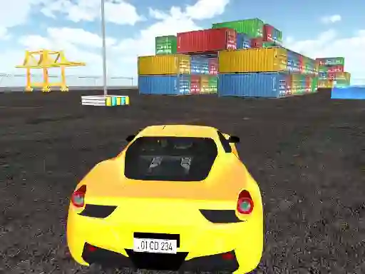 Гульня Dockyard Car Parking онлайн