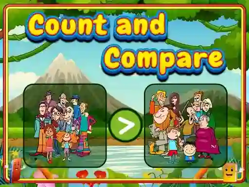 Гульня Count And Compare онлайн