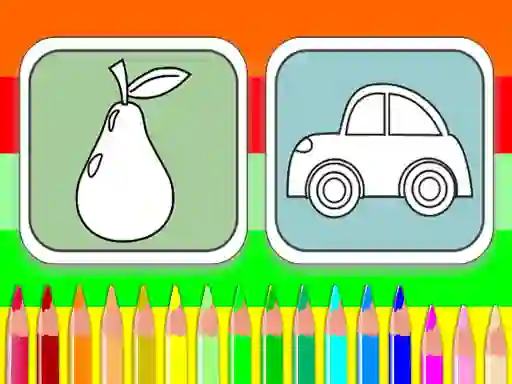 Гульня Fun Coloring Book онлайн