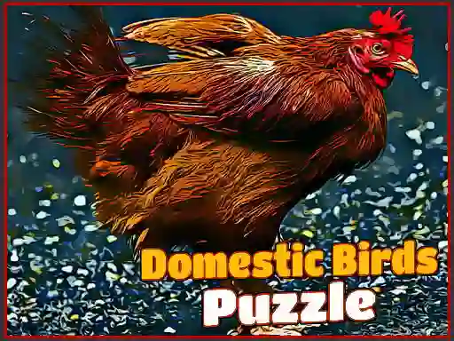 Гульня Domestic Birds Puzzle онлайн