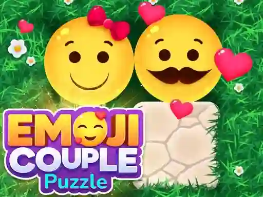 Гульня Emoji Couple Puzzle онлайн