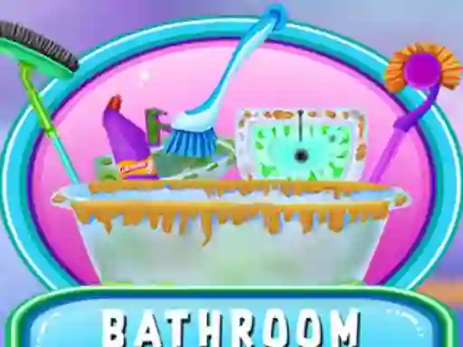 Гульня Bathroom Clean Up онлайн
