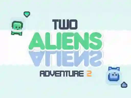 Гульня Two Aliens Adventure 2 онлайн