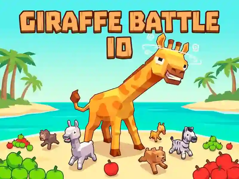 Гульня Giraffe Battle Io онлайн