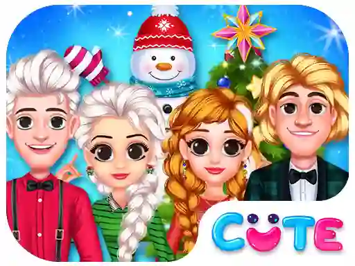 Гульня Frozen Princess Christmas Celebration онлайн