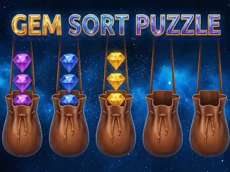 Гульня Gem Sort Puzzle онлайн